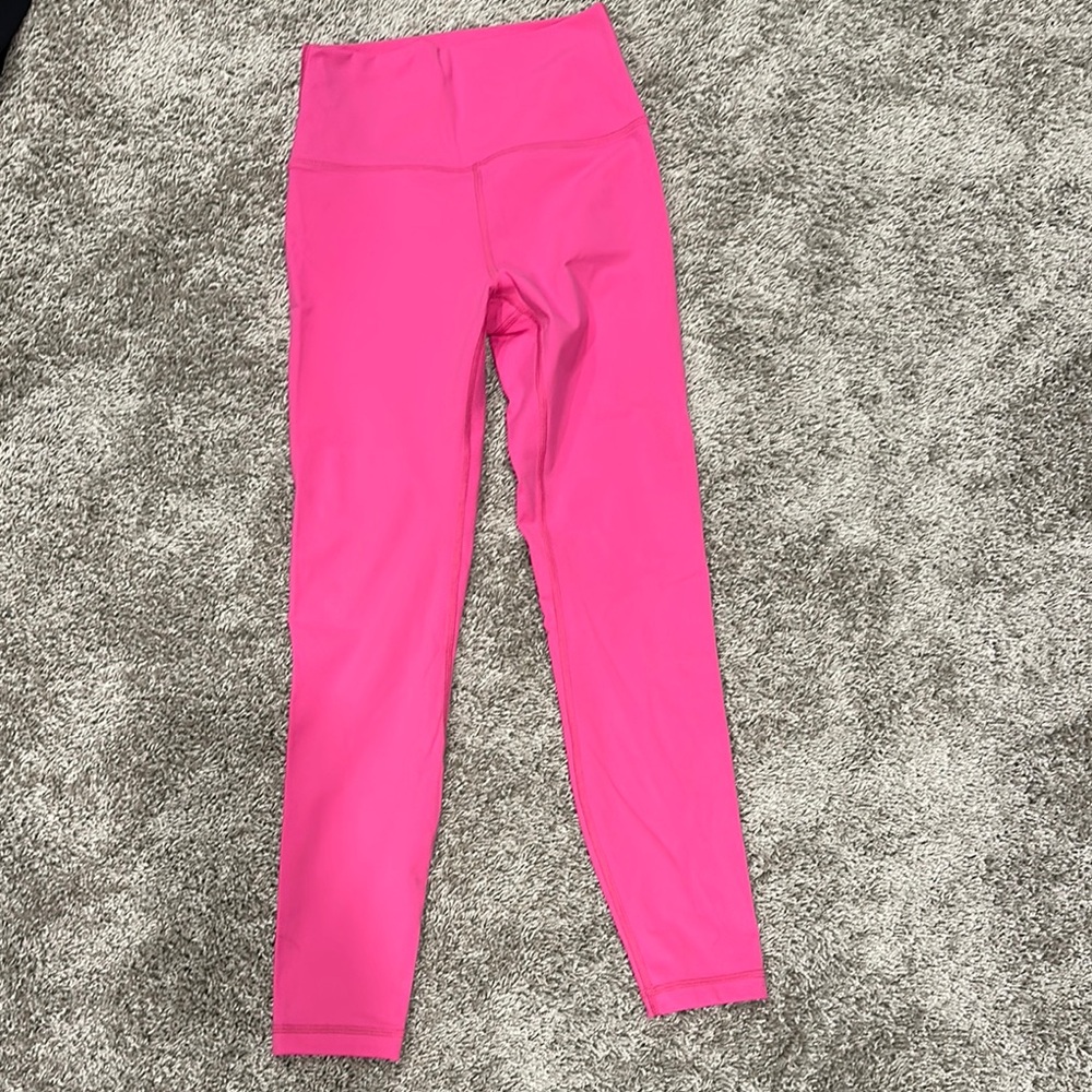 Vibrant Pink High-Waisted Leggings